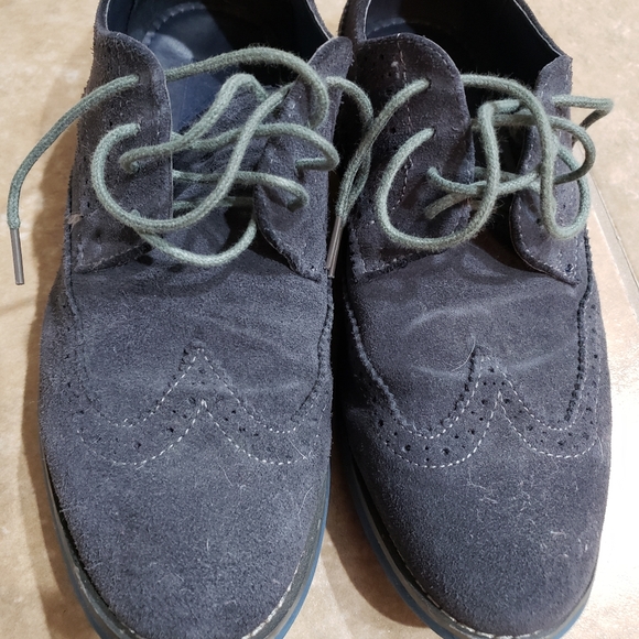 Joseph Abboud grey/blue Wingtips - Picture 2 of 7